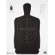 Cible de tir B-34 25 mètres silhouette 44x58cm pack de 100 ACTION TARGET - 1