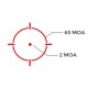 Viseur point rouge HE530C 2MOA levier rapide HOLOSUN - 5