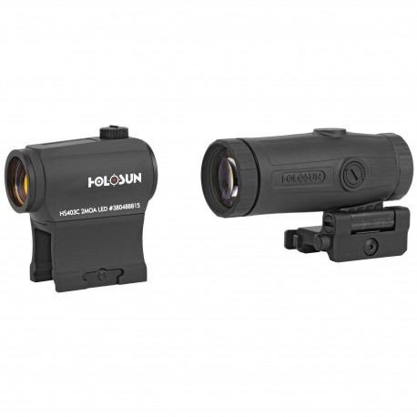 Combo viseur point rouge HS403C & Magnifier HM3X HOLOSUN - 1