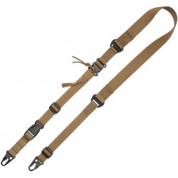 Sangle tactique D2 crochet HK UNITED STATES TACTICAL marron - 101 à 144cm - 1