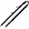Sangle tactique D2 crochet HK UNITED STATES TACTICAL noir - 101 à 144cm - 1