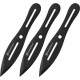 Set de 3 couteaux de lancer Bullseye noir 20cm SMITH & WESSON - SWTK8BCP - 1