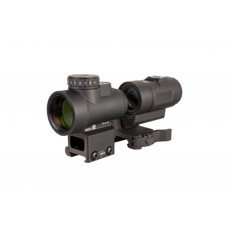 Viseur point rouge MRO HD 2MOA et Magnifier 3x à bascule TRIJICON - MRO-C-2200057 - 1