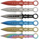 Couteau de lancer multicolore RITE-EDGE set de 6 - 1