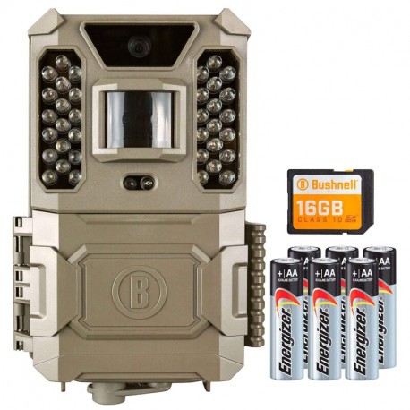 Caméra de chasse Prime 24MP Low Glow BUSHNELL piles & carte SD - 1