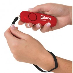 Alarme personnelle de défense 130 décibels MACE Rouge - 2