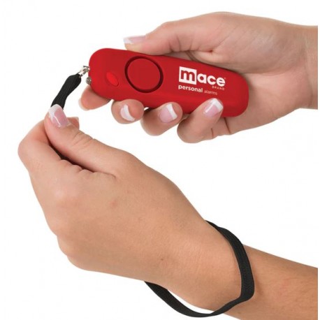 Alarme personnelle de défense 130 décibels MACE Rouge - 1