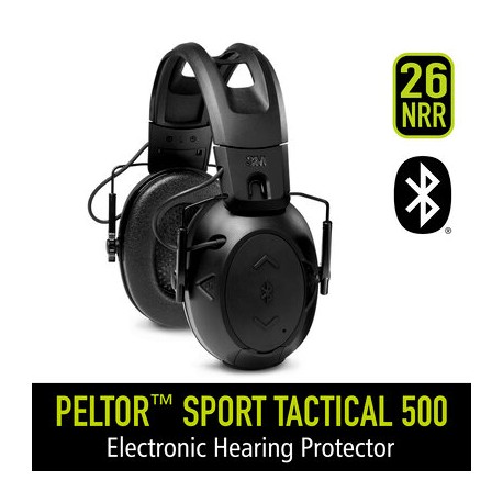Casque de protection auditive SPORT TACTICAL 500 Electronic 3M Peltor