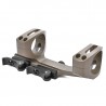 Plateforme montage lunette 34mm WARNE cantilever levier rapide - marron
