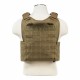 Gilet tactique porte plaque 25x30cm NCSTAR réglable M à 2XL Tan - 3