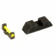 hausse & guidon fibre optique jaune pour Glock AMERIGLO GFT-115 bas - 2