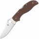 Couteau Spyderco Stretch lame 8.9cm Lisse Satin manche G-10 (Fibre de verre) - C90GBNPE2 - 1