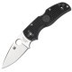 Couteau Spyderco Native lame 7.6cm Lisse Satin manche FRN (Nylon renforcé) - C41PBK5 - 1