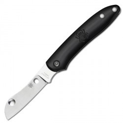 Couteau Spyderco Roadie lame 5.3cm Lisse Satin manche FRN (Nylon renforcé) - C189PBK - 2