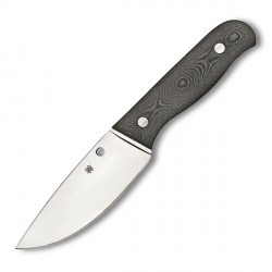 couteau gerber ghostrike Couteau Spyderco Serrata lame 11.7cm Lisse Satin manche G-10 (Fibre de verre) - FB32GP