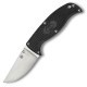 Couteau Spyderco Enuff lame 7cm Lisse Satin manche FRN (Nylon renforcé) - FB31CPBK