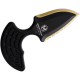 Push dagger Sleight HERETIC KNIVES lame dentelée - Noir et Or - 1