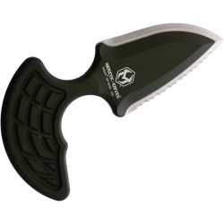 Push dagger Sleight HERETIC KNIVES lame dentelée - Vert - 1