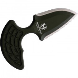 Push dagger Sleight HERETIC KNIVES lame dentelée - Vert - 4