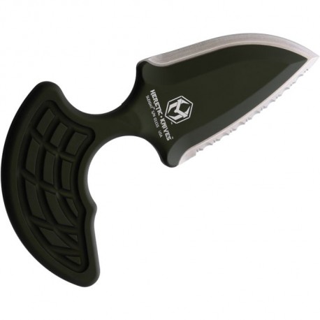 Push dagger Sleight HERETIC KNIVES lame dentelée - Vert - 1