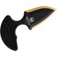 Push dagger Sleight HERETIC KNIVES lame lisse - Noir et Or - 1