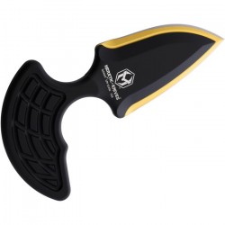 Push dagger Sleight HERETIC KNIVES lame lisse - Noir et Or - 2