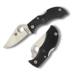 Couteau Spyderco Manbug lame 5cm Lisse Satin manche FRN (Nylon renforcé) - MBKP - 1