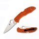 Couteau Spyderco Delica lame 7.3cm Lisse Satin manche FRN (Nylon renforcé) - C11FPOR - 1