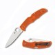 Couteau Spyderco Endura lame 9.5cm Lisse Satin manche FRN (Nylon renforcé) - C10FPOR