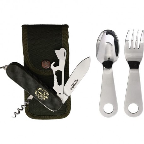 Kit couverts en acier inox - Achat de couvert camping