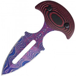 Push Dagger KOMORAN lame lisse - Rose et Violet - 1