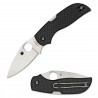 Couteau Spyderco Chaparral lame 7.1cm Lisse Satin manche Fibre de carbone - C152CFP - 1