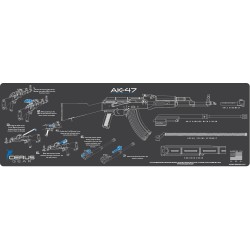 Tapis d'entretien d'instruction pour AK47 30X91cm Gris CERUS GEAR - 1