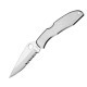 Couteau Spyderco Endura lame 9.8cm semi-dentelée Satin manche Inox - C10PS - 1