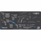 Tapis d'entretien d'instruction pour 1911 30X68cm Gris CERUS GEAR - 1
