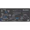 Tapis d'entretien d'instruction pour Glock 30X68cm Gris CERUS GEAR - 1
