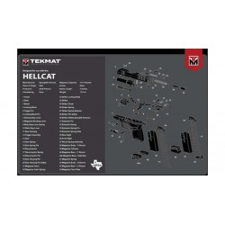 Tapis d'entretien R20 pour Springfield Hellcat 38x50cm TEKMAT