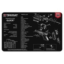 Tapis d'entretien pour Glock 28x43cm TEKMAT - 2