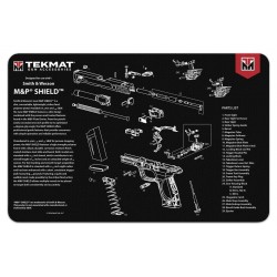 Tapis d'entretien pour Smith & Wesson Shield 28x43cm TEKMAT - 1