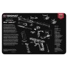 Tapis d'entretien pour Smith & Wesson Shield 28x43cm TEKMAT