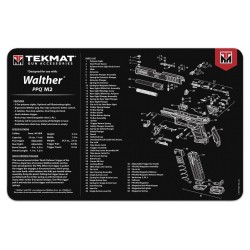 Tapis d'entretien pour Walther PPQ Mod2 28x43cm TEKMAT