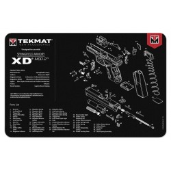 Tapis d'entretien pour Springfield Armory XD Mod2 28x43cm TEKMAT - 2