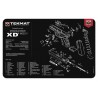 Tapis d'entretien pour Springfield Armory XD Mod2 28x43cm TEKMAT - 1