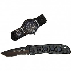 Montre de plongée et couteau Special Ops SMITH-&-WESSON