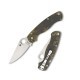 Couteau Spyderco Paramilitary 2 lame 8.7cm Lisse Satin manche G-10 (Fibre de verre) - C81GPCMO2 - 1