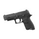 Grip texturé autocollant pour poignée Sig Sauer P320 P250 compact TALON Grips - Caoutchouc - 2