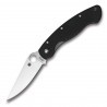 Couteau Spyderco Military lame 10.2cm Lisse Satin manche G-10 (Fibre de verre) - C36GPE