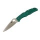 Couteau Spyderco Endura lame 9.5cm Lisse Satin manche FRN (Nylon renforcé) - C10FPGR - 1