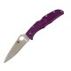 Couteau Spyderco Endura lame 9.5cm Lisse Satin manche FRN (Nylon renforcé) - C10FPPR