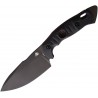 Couteau Alaris 3V lame noir manche Noir/Rouge FOBOS-KNIVES